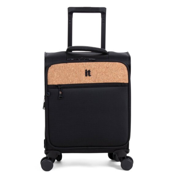 IT LUGGAGE Black 18in Eco Renew Softside Underseater - Picture 1 of 2